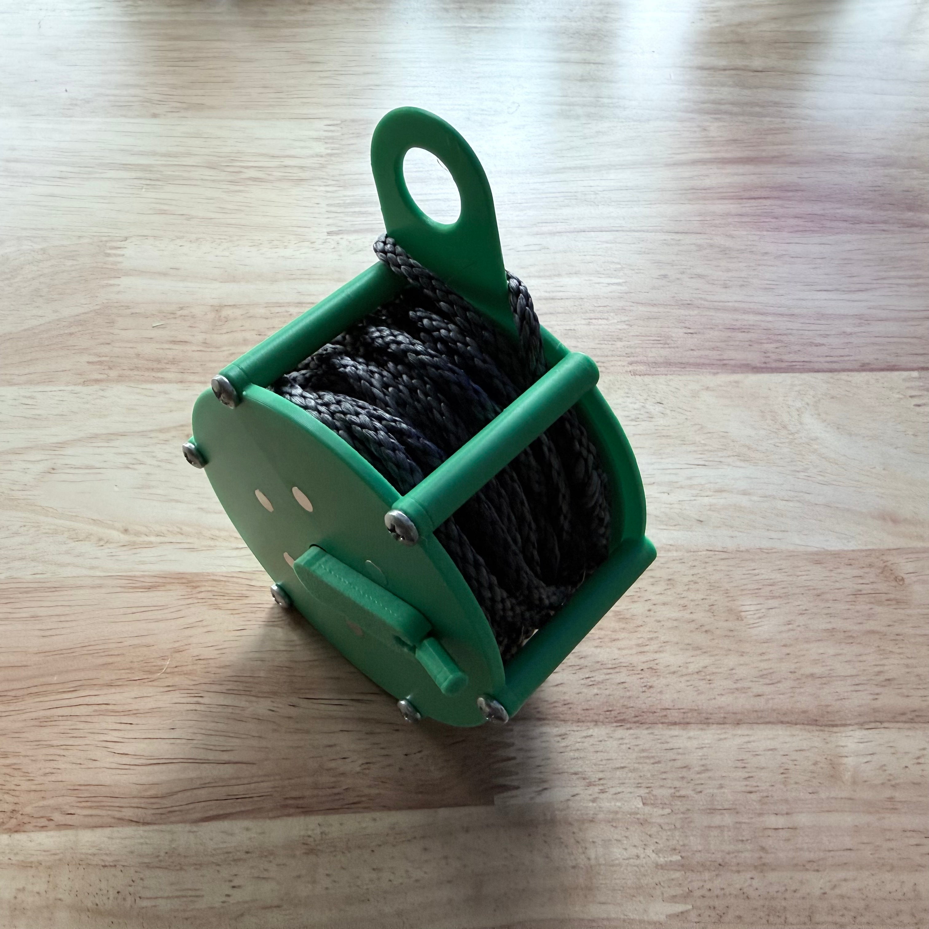 Anti-Backlash Rope Spooler